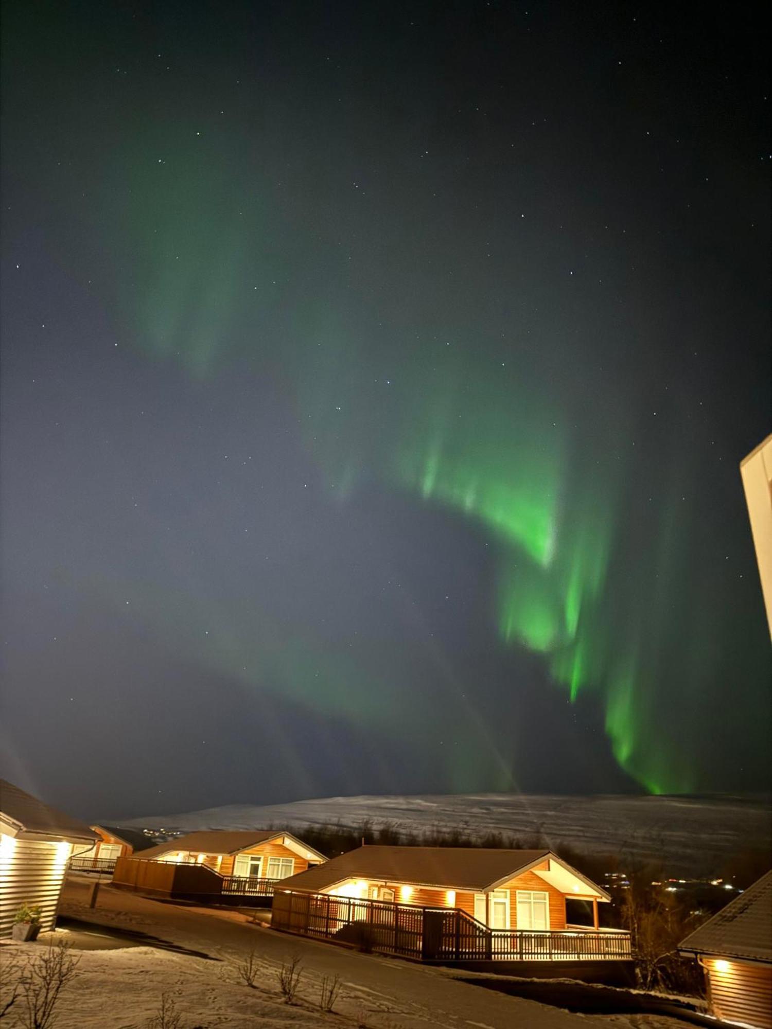 Hotel Kjarnalundur- Aurora Dream - Lodges And Rooms Akureyri Exterior photo