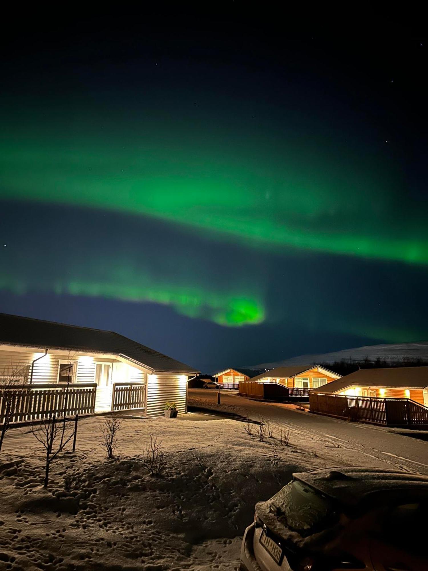 Hotel Kjarnalundur- Aurora Dream - Lodges And Rooms Akureyri Exterior photo